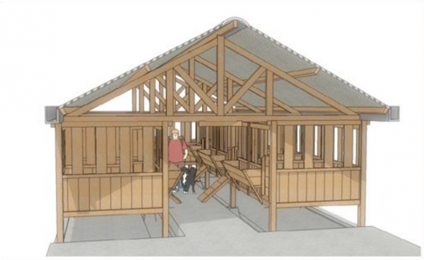 Desain Kandang Kambing Panggung